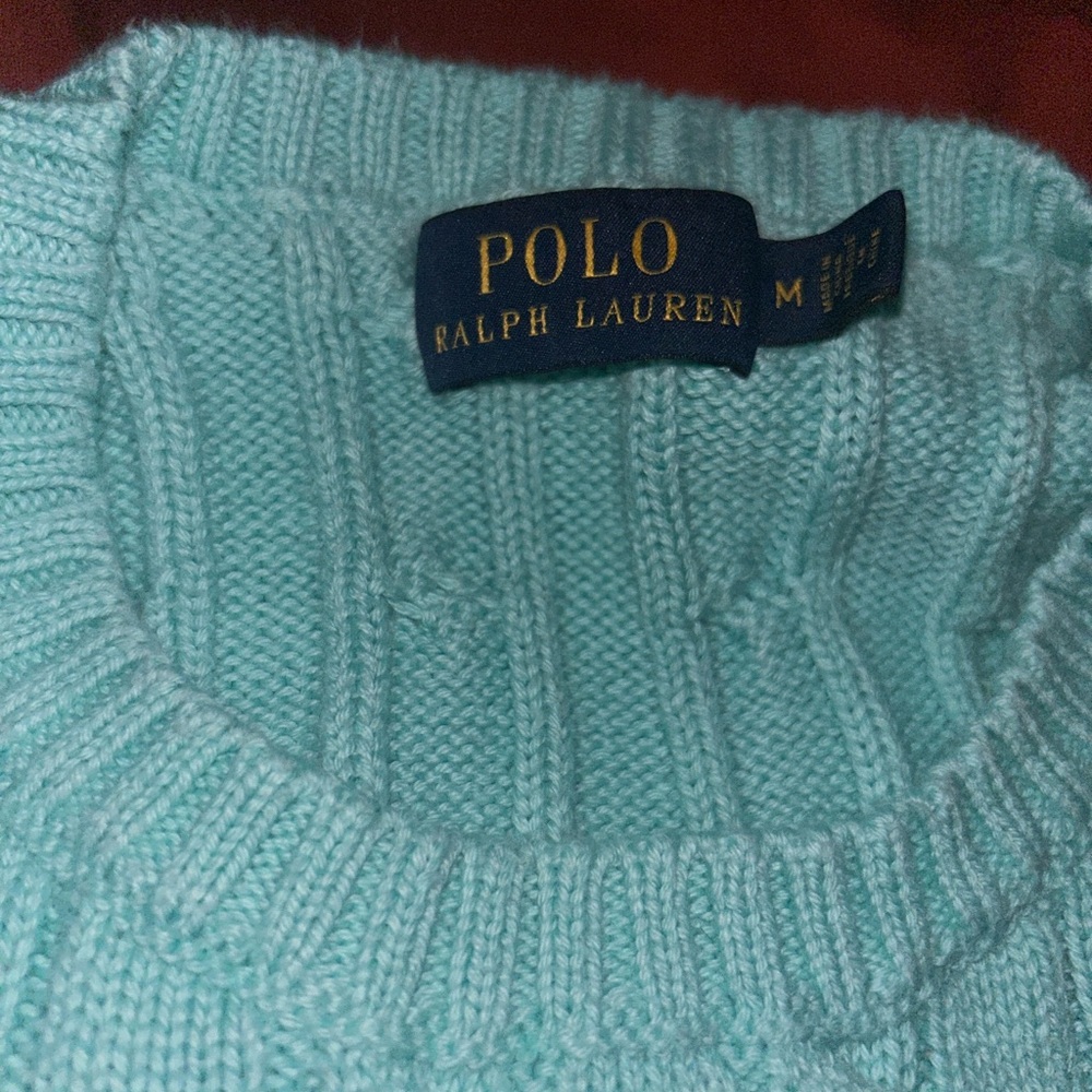 Tiffany Blue Ralph Lauren Polo Girls Sweater